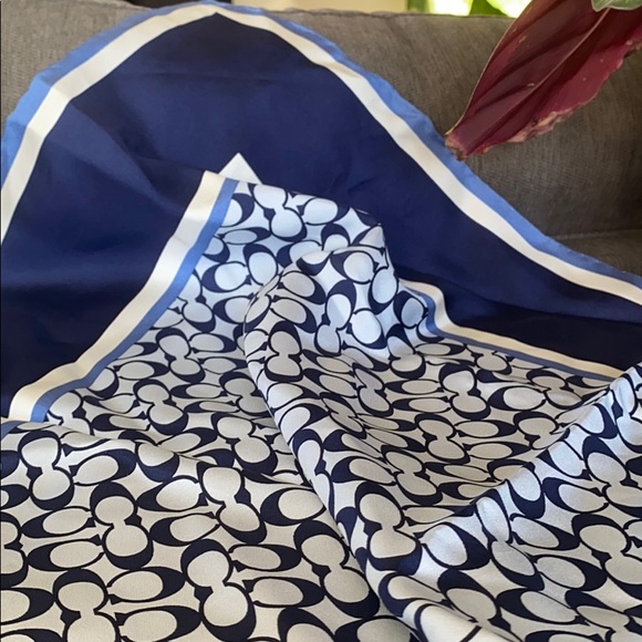 Coach Silk Scarf - Picture 4 of 7